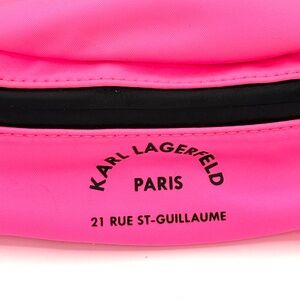 Karl Lagerfeld Paris Neon Pink Belt Bag